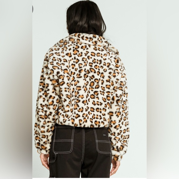 Victoria’s Secret Know One Cares Faux Fur Bomber Jacket - Picture 13 of 13